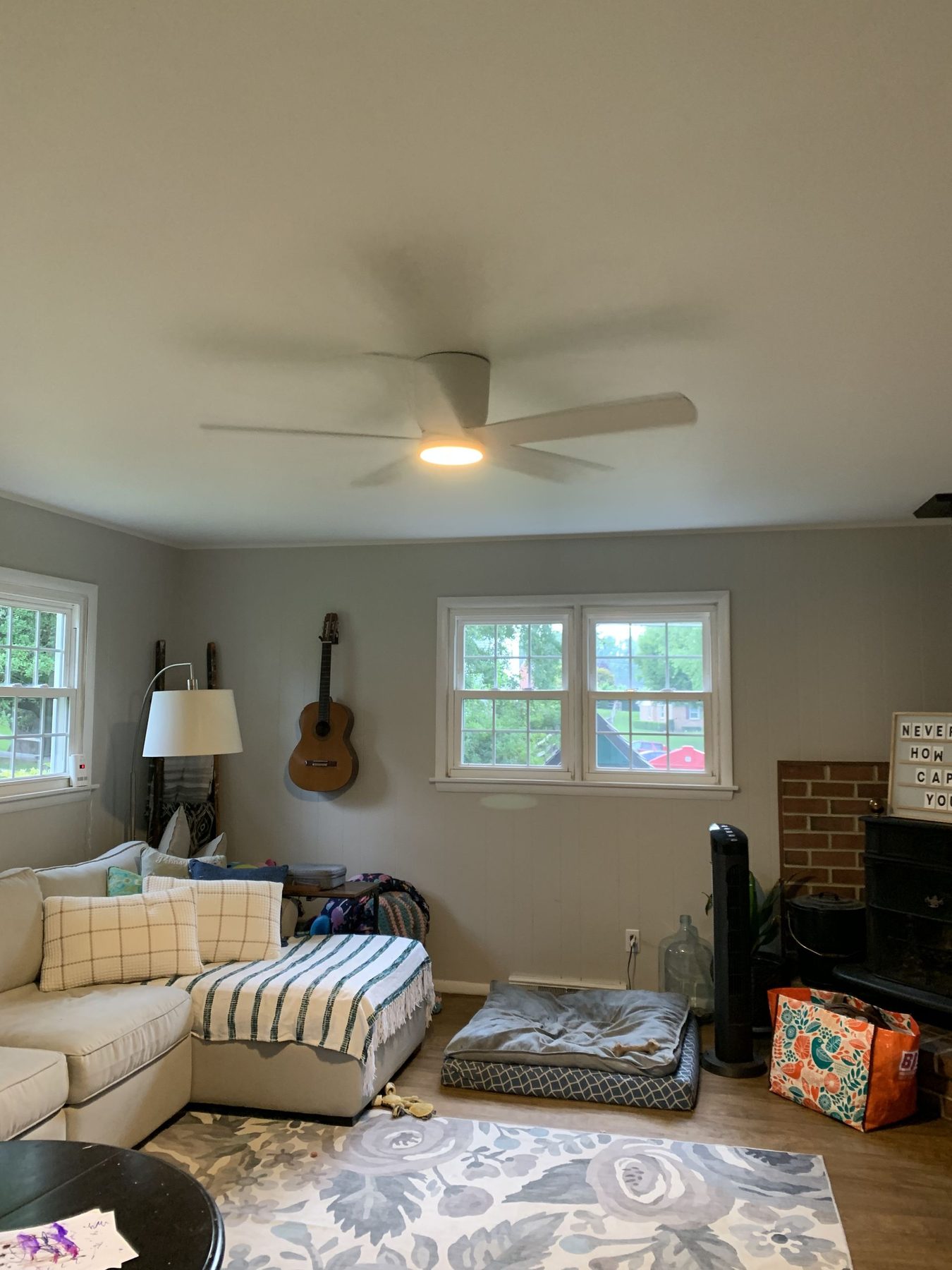Residential ceiling fan installed by CMD Electric