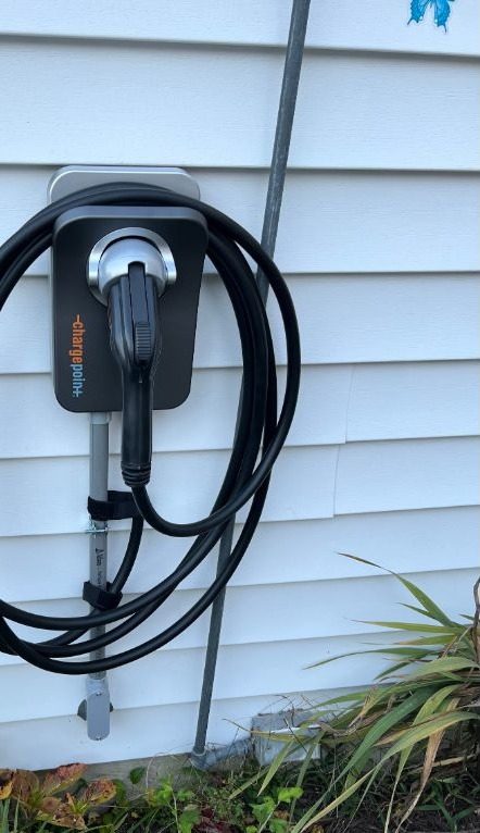 ChargePoint home EV charger installed by CMD Electric