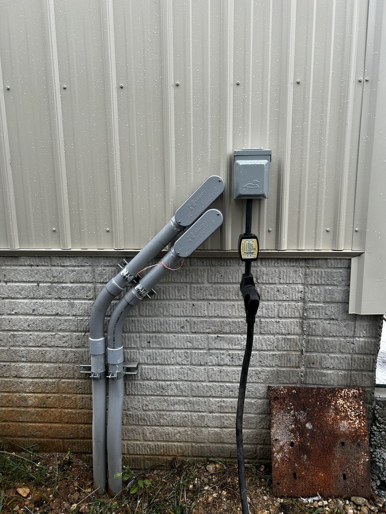 Exterior electrical equipment installed by CMD Electric