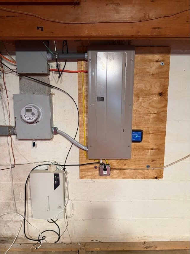 Electrical service equipment installed by CMD Electric