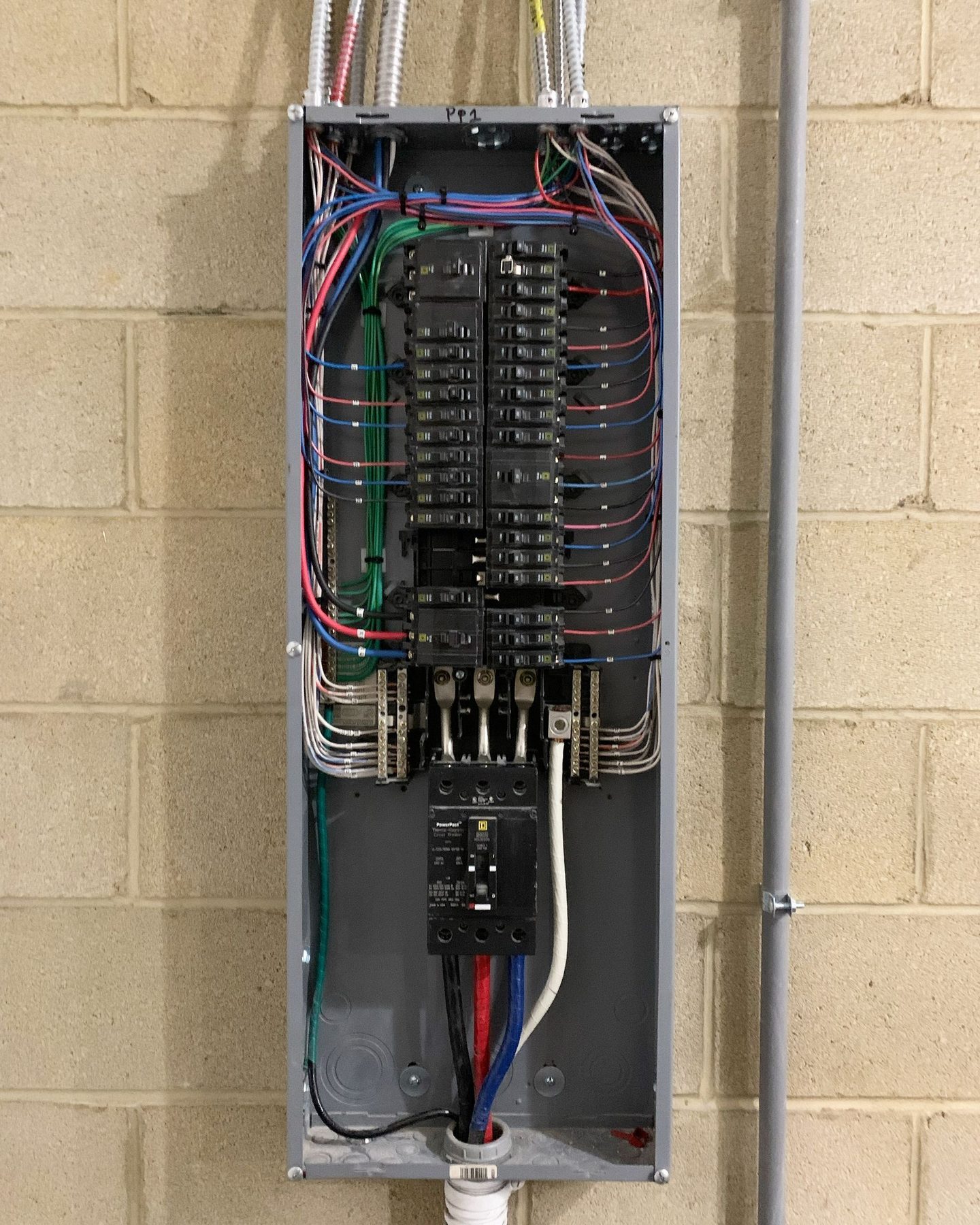 Organized electrical wiring completed by CMD Electric